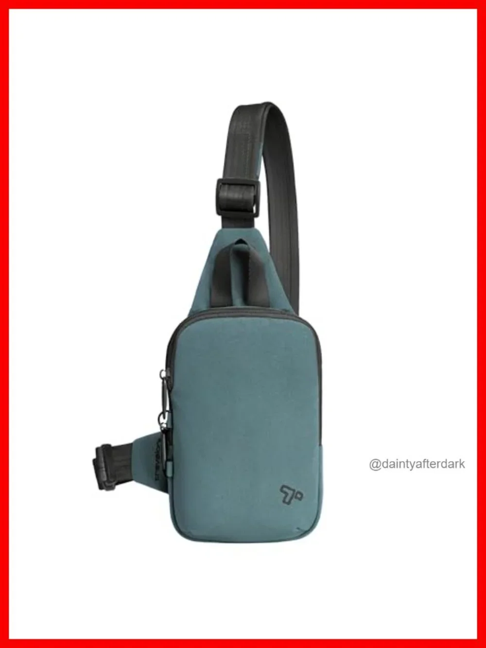 Anti-Theft Compact Sling Bag with RFID Blocking - Travel Essentials